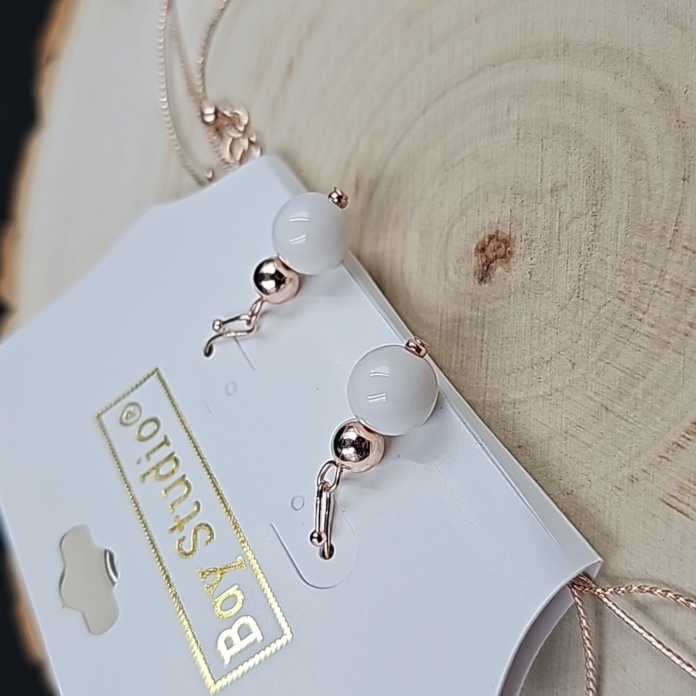 Bay Studio Earrings & Layered Necklace Set - Picture 2 of 5